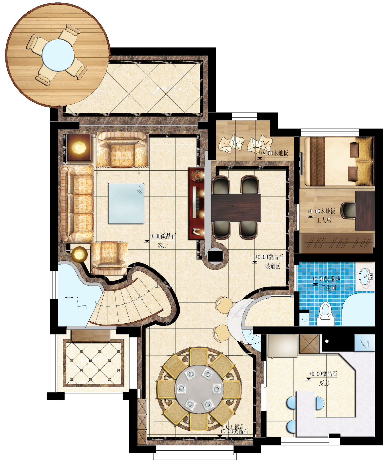 一樓平面布置圖