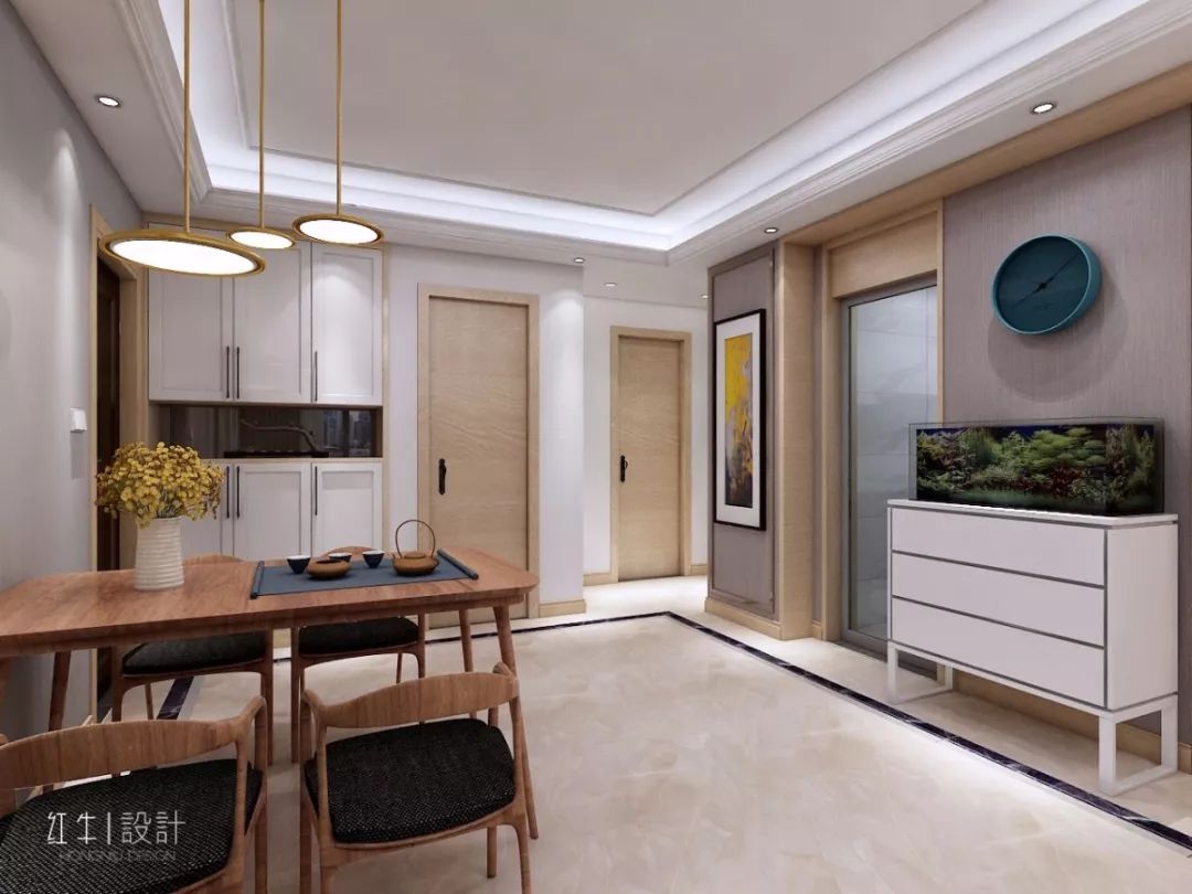 南京新都雅苑88平米現(xiàn)代簡(jiǎn)約風(fēng)格裝修  白橡木為基調(diào)02