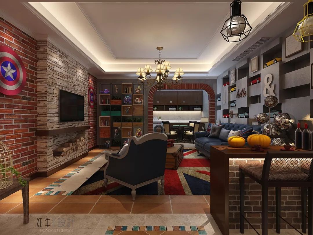 南京景楓你山230平米混搭風(fēng)格裝修 4層聯(lián)排別墅03