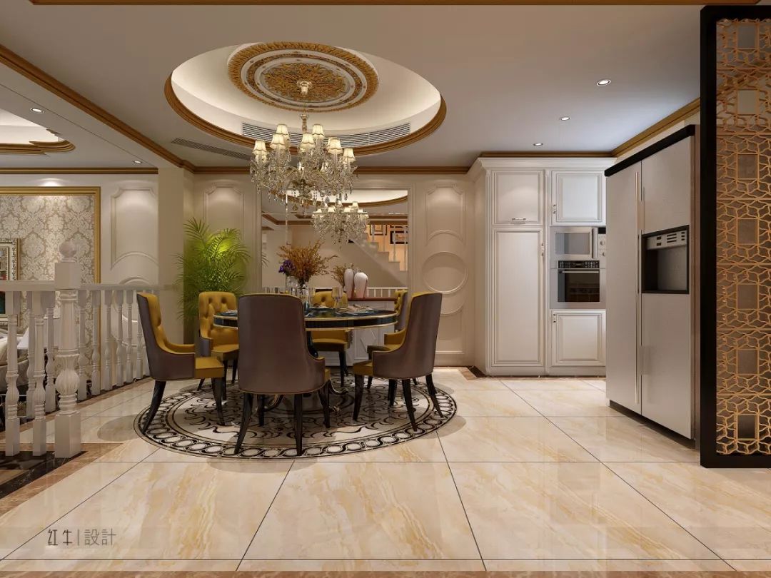 南京景楓你山230平米混搭風(fēng)格裝修 4層聯(lián)排別墅06