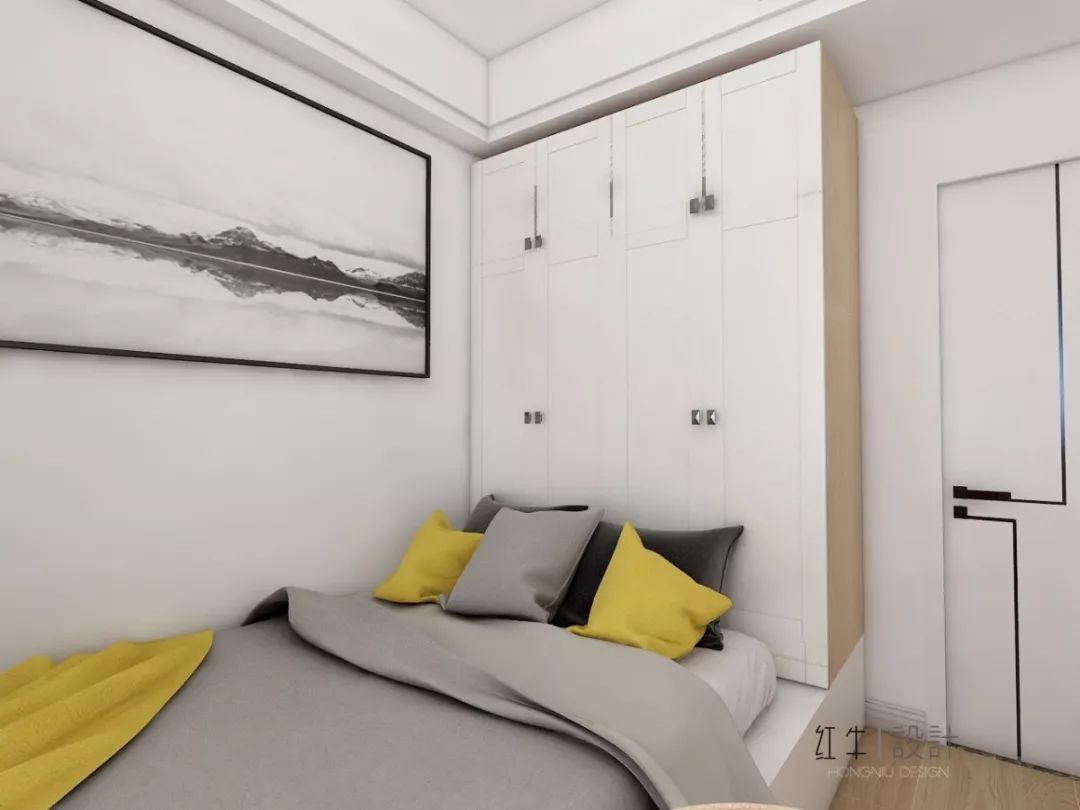 南京保利香檳國際126平米北歐風(fēng)格裝修 極致簡潔07