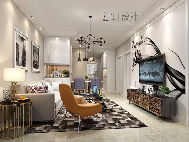 南京大發(fā)融悅88平米現(xiàn)代簡(jiǎn)約風(fēng)格裝修 個(gè)性又時(shí)尚01