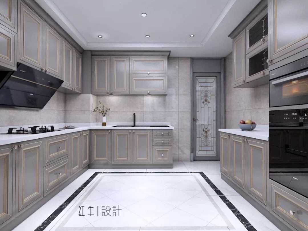 南京紫金未來城140平米簡約法式風格裝修 古典和現(xiàn)代的結合05