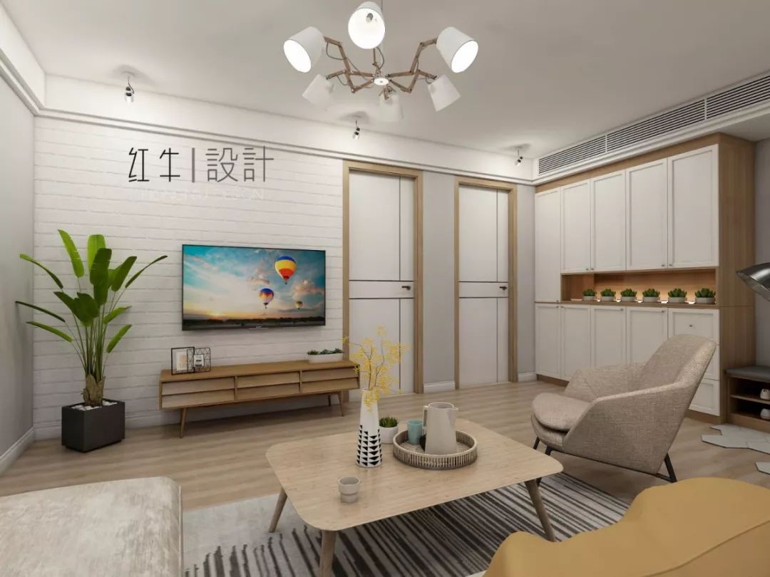 南京九龍雅苑92平米北歐風格裝修 空間氣氛營造者02 (2)