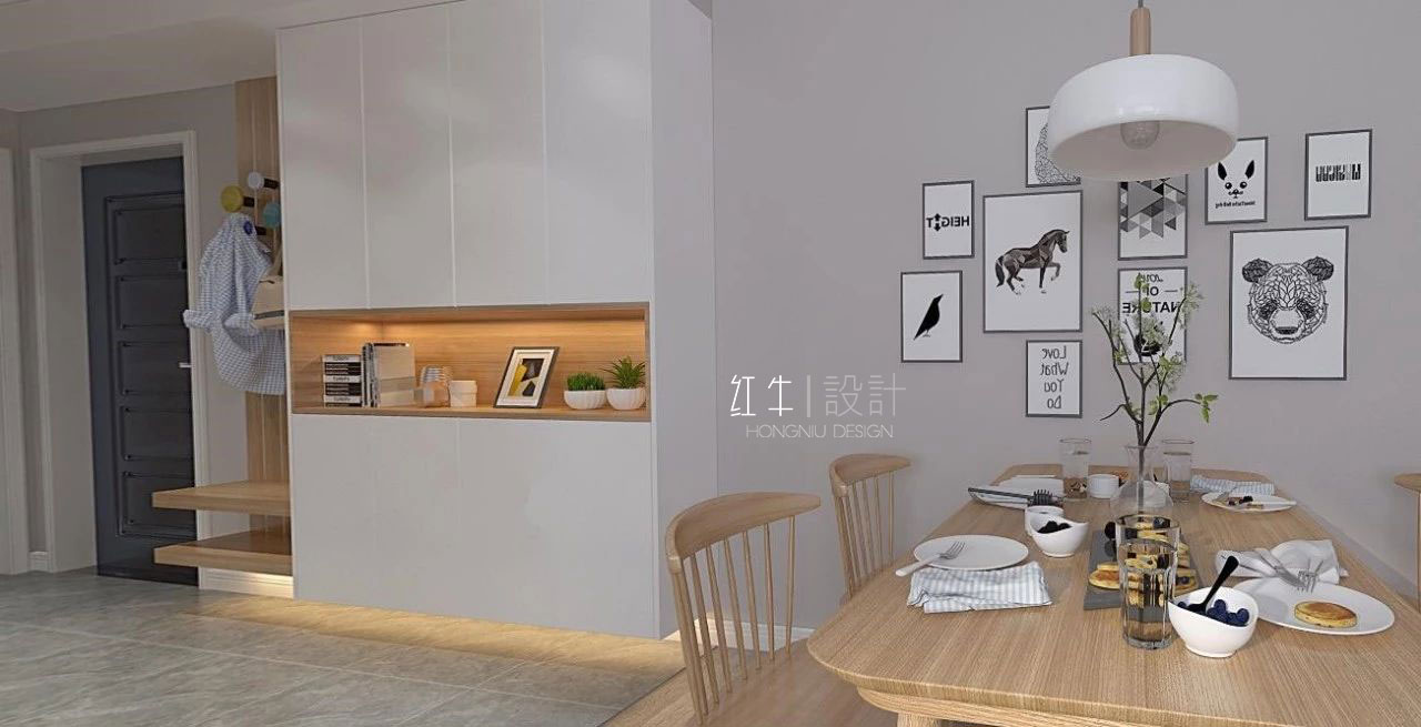 水印_紅牛設(shè)計_南京平治南苑85平米北歐風(fēng)格裝修--三口之家的溫馨居室04