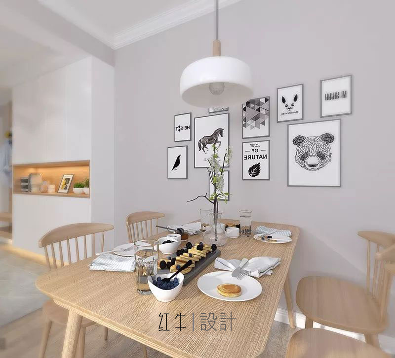 水印_紅牛設(shè)計_南京平治南苑85平米北歐風(fēng)格裝修--三口之家的溫馨居室05