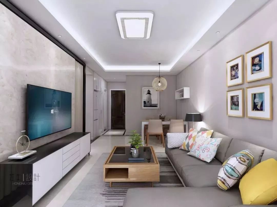 南京招商1872_89平米現代簡約風格裝修 簡約不簡單03