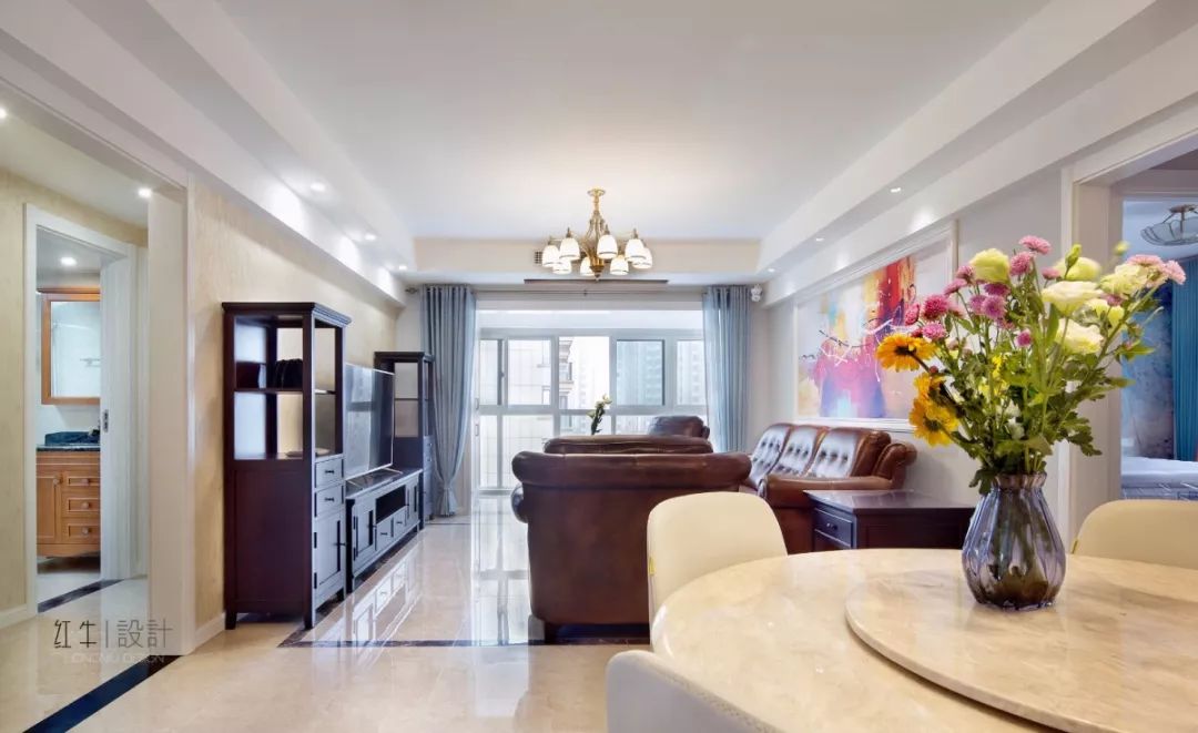 南京武夷名仕園124平米簡美風(fēng)格裝修  享受家?guī)淼臏囟?5客廳