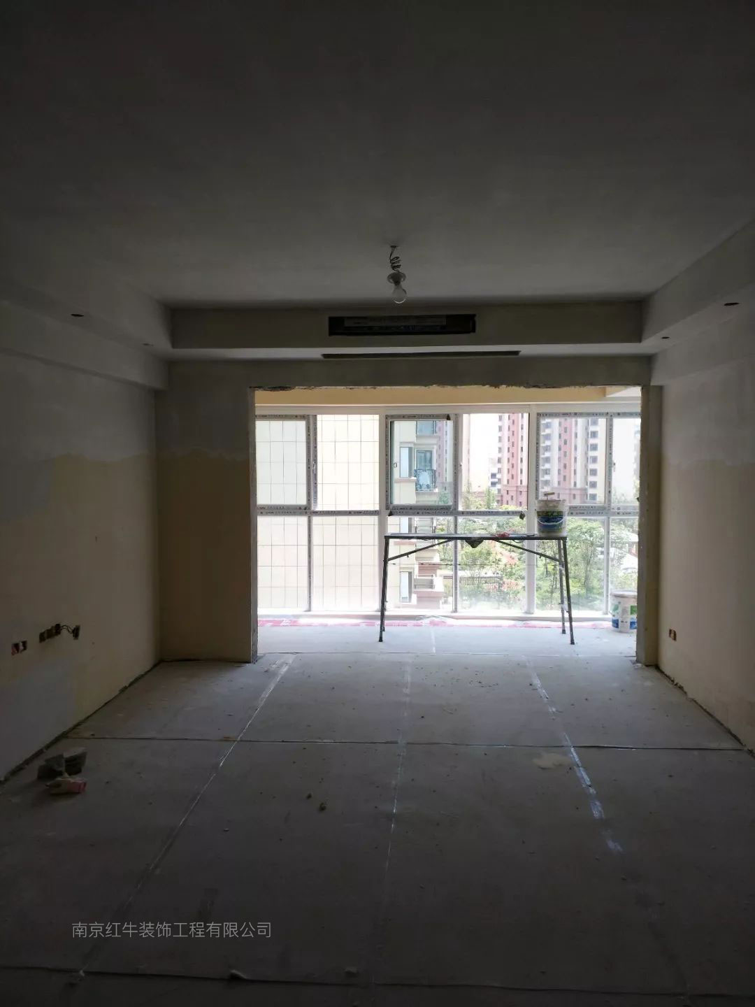 南京武夷名仕園124平米簡美風(fēng)格裝修  享受家?guī)淼臏囟?4六月份_漆工上場_加水印