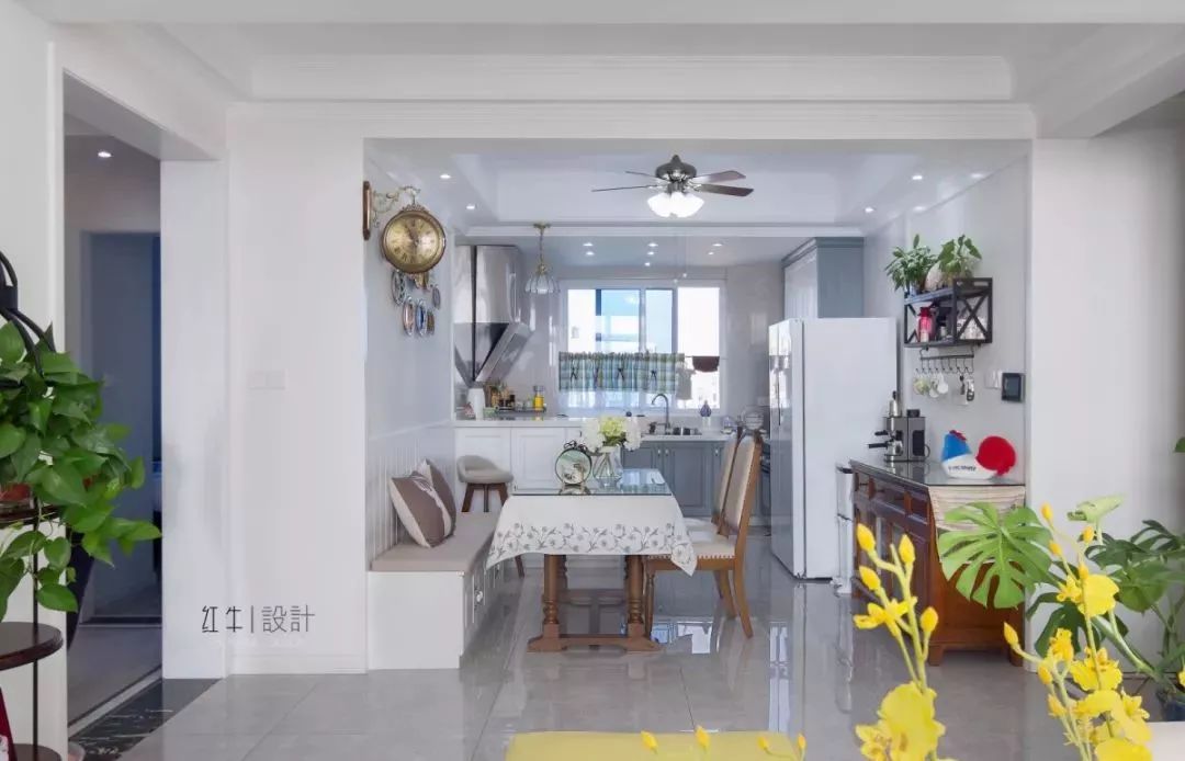 南京140平精裝房拆了重裝，改造出溫馨簡(jiǎn)美風(fēng)之家！12餐廳改造后