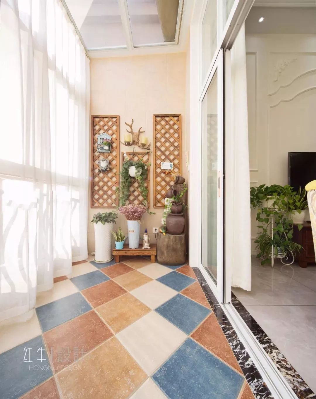 南京140平精裝房拆了重裝，改造出溫馨簡(jiǎn)美風(fēng)之家！22陽(yáng)臺(tái)改造后