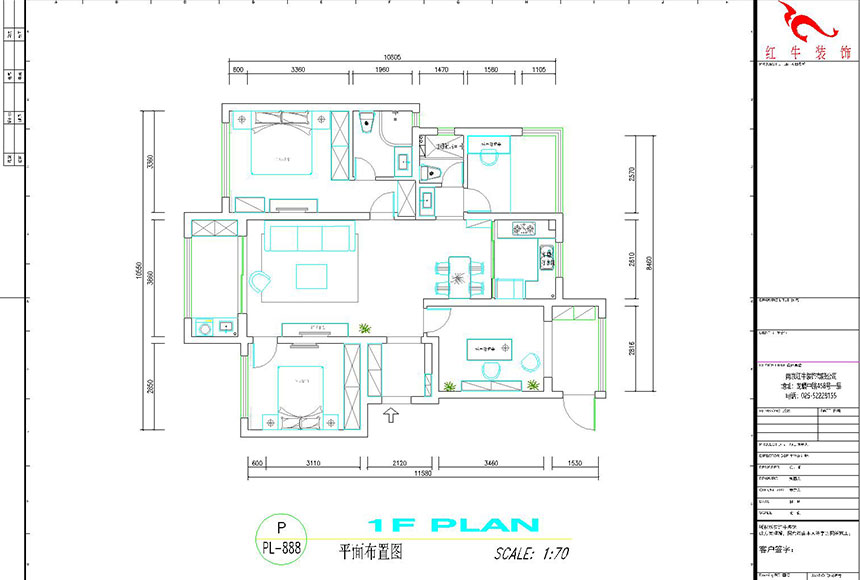 水印860x580_劉萍萍_南京市江寧區(qū)五礦瀾悅方山115㎡簡約現(xiàn)代風格裝修_平面布置圖