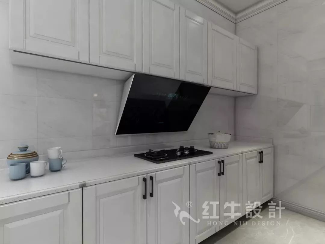 南京老房翻新--即便少掉一個(gè)衛(wèi)生間，也要單獨(dú)的衣帽間！14仇美蓉_康盛花園115㎡輕奢風(fēng)格裝修效果圖_廚房