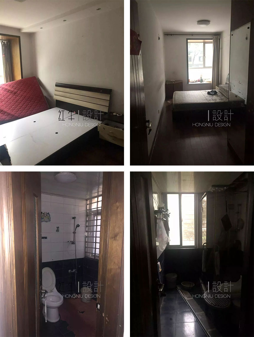 南京老房翻新--江南明珠120㎡北歐風(fēng)格06-09▲原始裝修_臥室、衛(wèi)生間