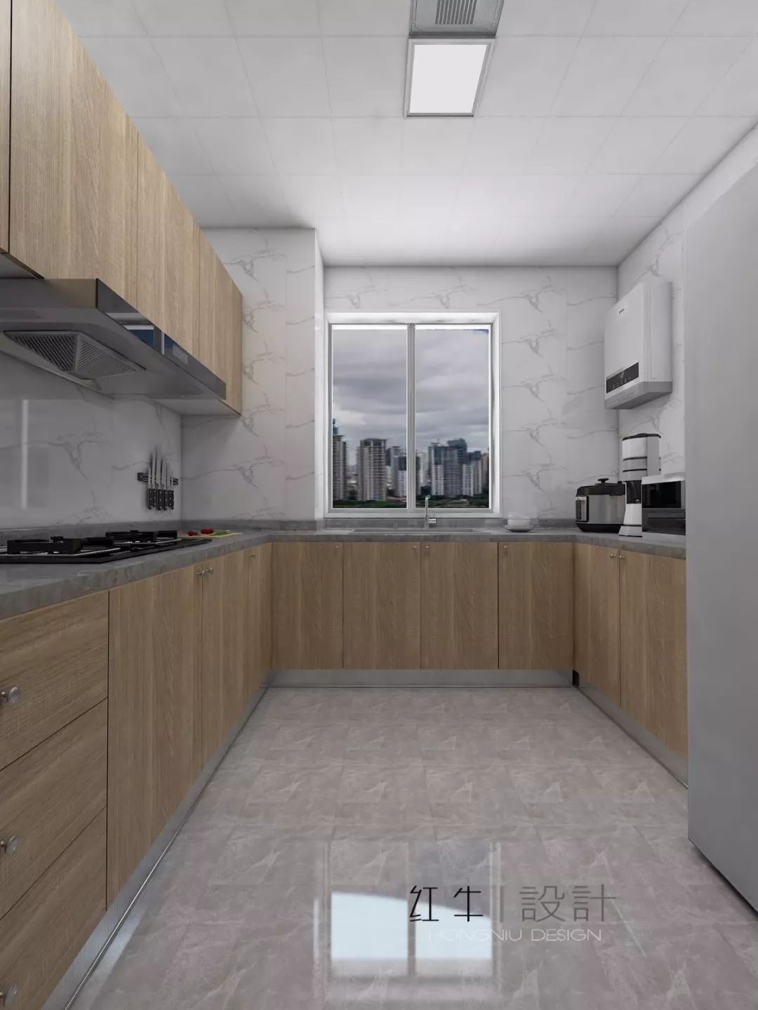 南京老房翻新--江南明珠120㎡北歐風(fēng)格16廚房