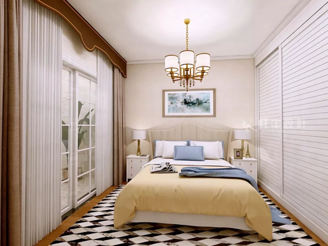 南京恒山花苑106㎡簡歐風(fēng)格--靜享優(yōu)雅生活09臥室