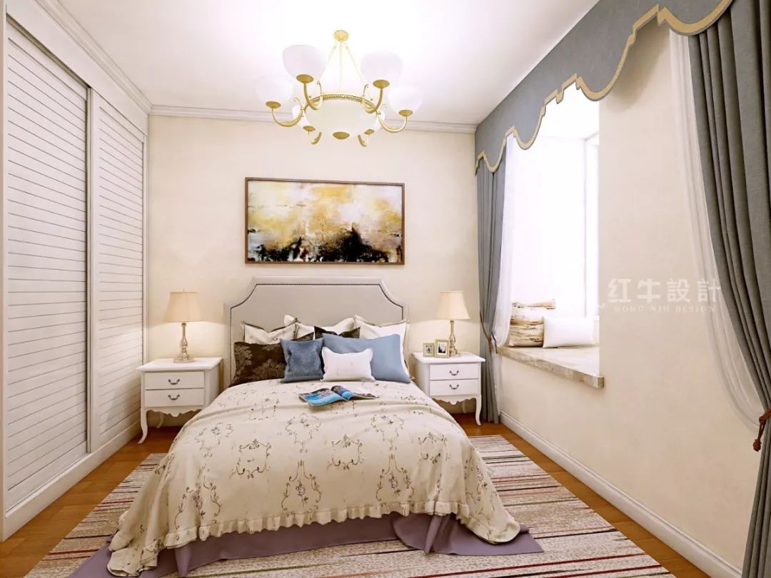 南京恒山花苑106㎡簡歐風(fēng)格--靜享優(yōu)雅生活11次臥