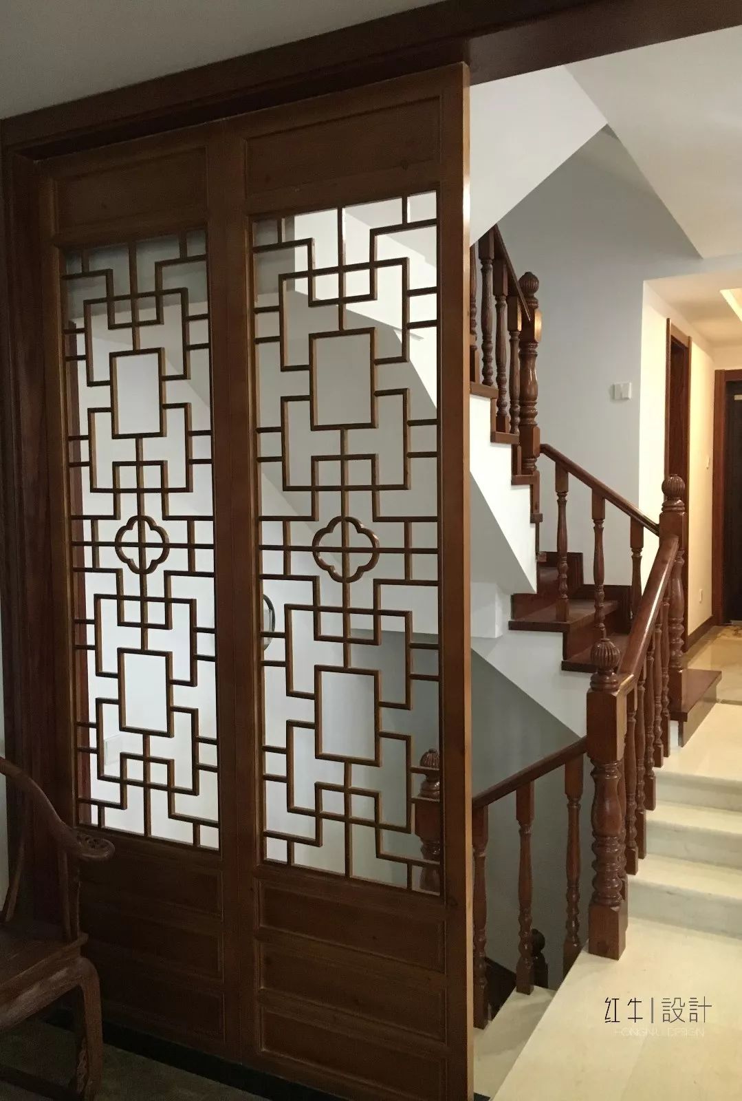 設(shè)計師解讀--簡中風格雙拼別墅設(shè)計方案03