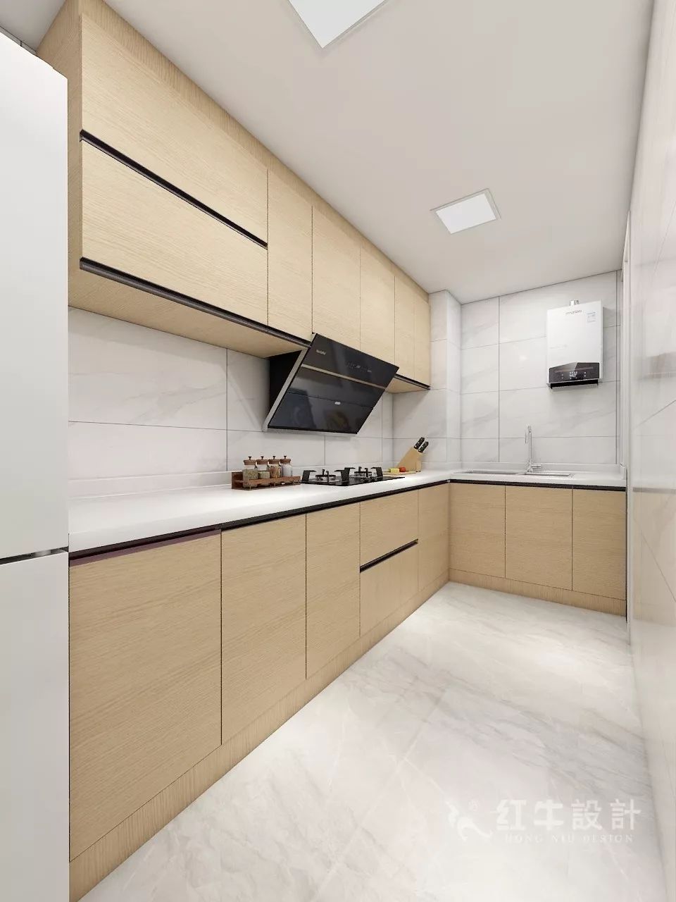 南京萬達(dá)茂99㎡北歐風(fēng)格--摒棄繁瑣的裝飾，打造簡潔明亮的家居空間！06廚房