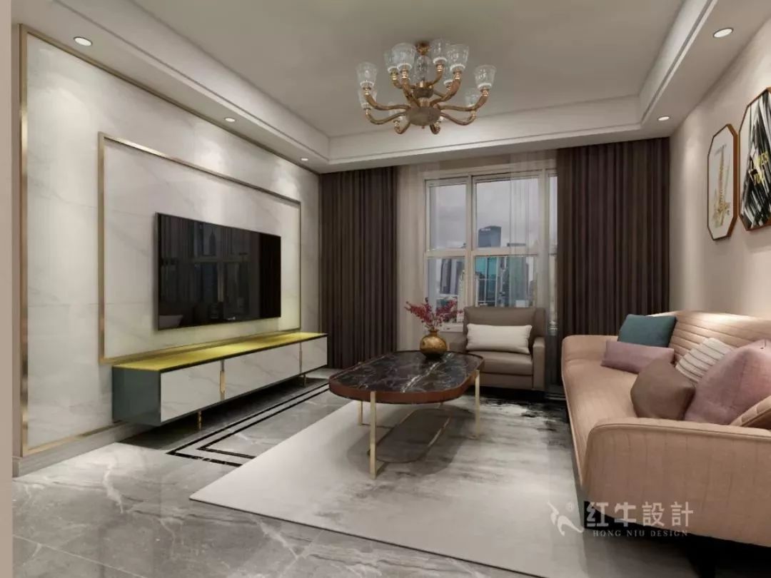 南京海賦尚城122㎡現(xiàn)代風(fēng)格--打造高品質(zhì)時(shí)尚家居04客廳