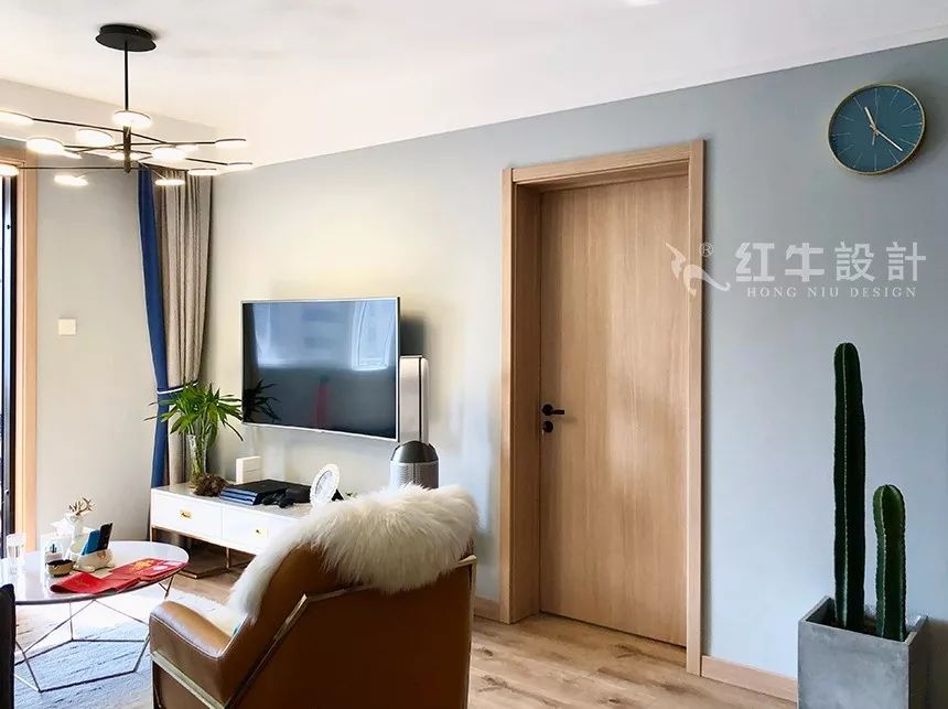 南京鳳悅北園90㎡北歐風(fēng)格--原木色與暖灰色構(gòu)造的家07