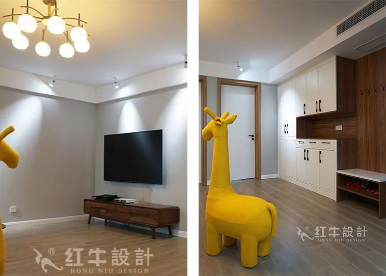 南京九龍雅苑93㎡北歐風格--那一抹亮眼的黃05-06