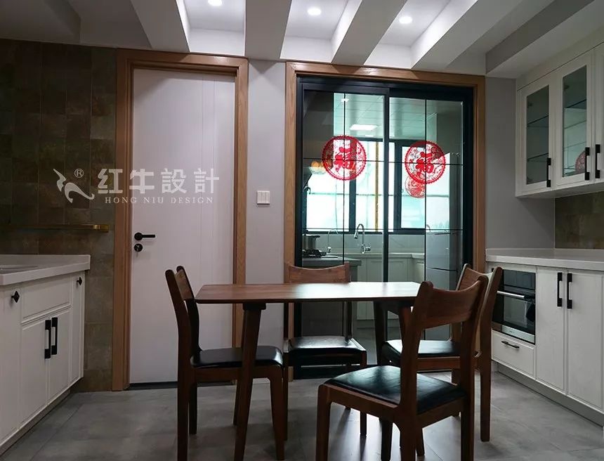 南京九龍雅苑93㎡北歐風格--那一抹亮眼的黃07餐廳