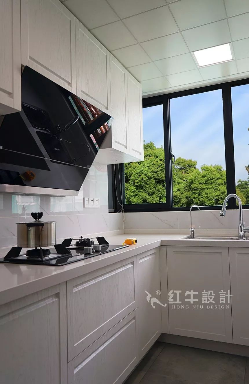 南京九龍雅苑93㎡北歐風格--那一抹亮眼的黃09廚房