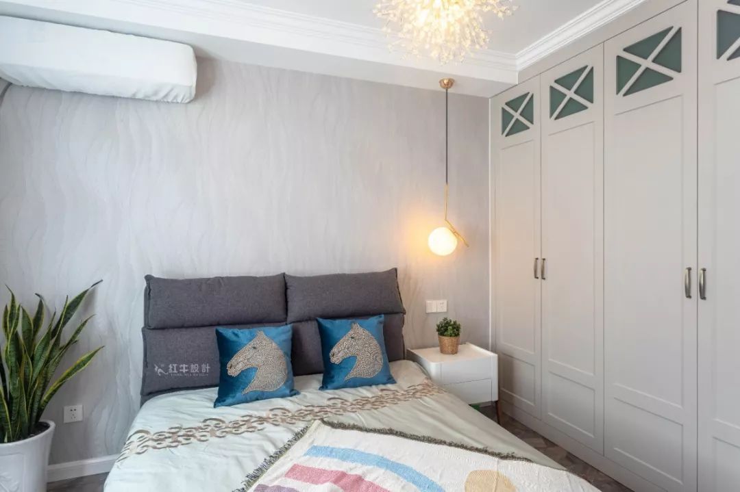 南京龍蟠花苑90㎡現(xiàn)代輕奢--老房升級改造，變身時尚精致家！15臥室改造