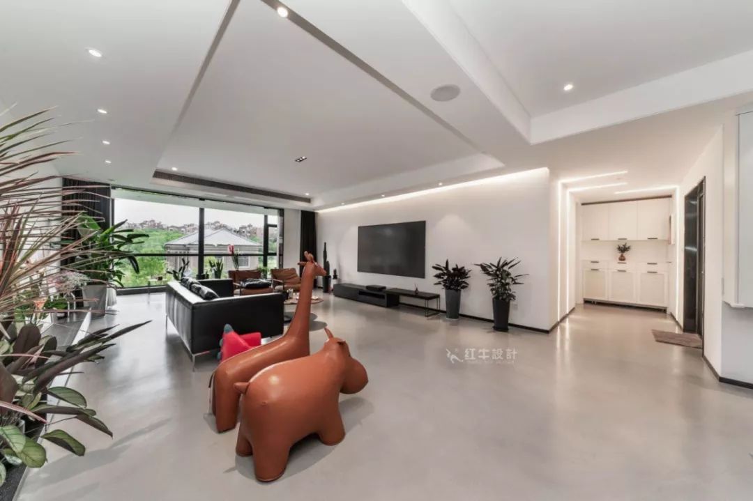 南京仙龍灣280㎡后現(xiàn)代風(fēng)格--對于現(xiàn)代主義的反叛03客廳設(shè)計(jì)