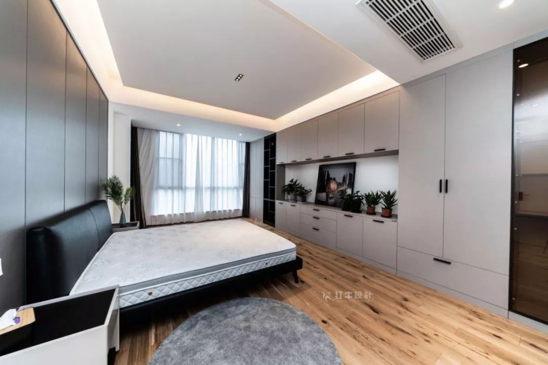 南京仙龍灣280㎡后現(xiàn)代風(fēng)格--對于現(xiàn)代主義的反叛12臥室設(shè)計(jì)