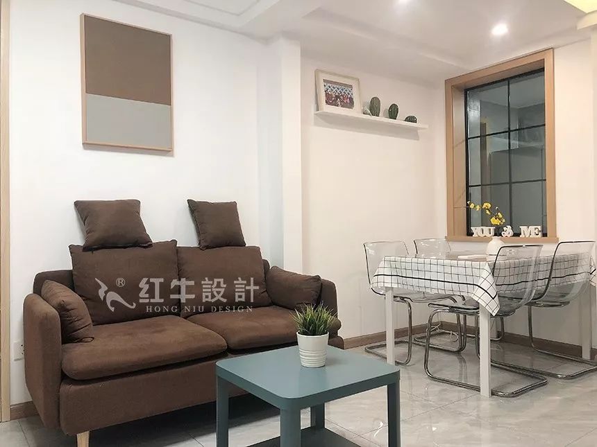 南京后宰門街75㎡北歐風格--美翻了的家庭小院03客餐廳設(shè)計