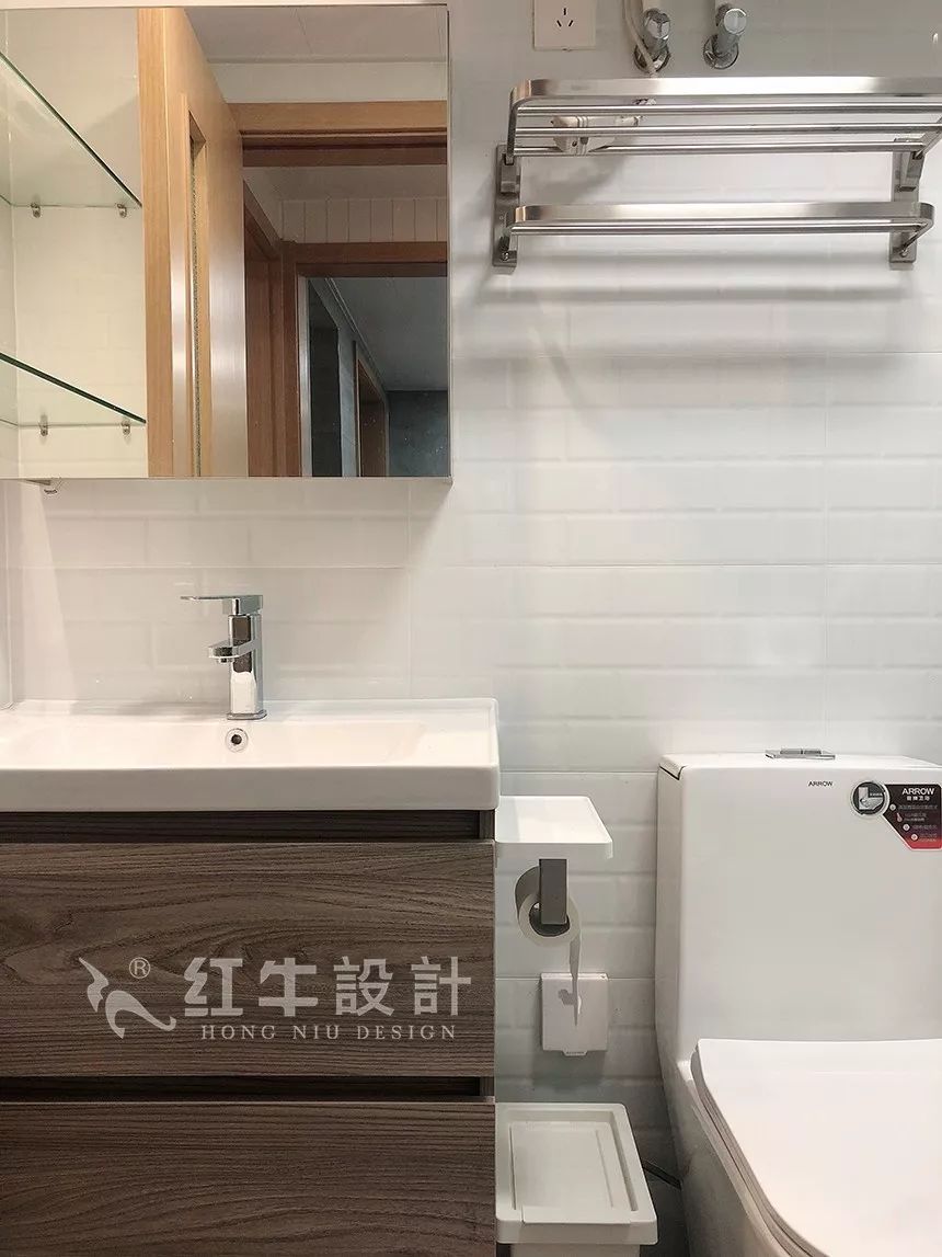 南京后宰門街75㎡北歐風格--美翻了的家庭小院09衛(wèi)生間設(shè)計