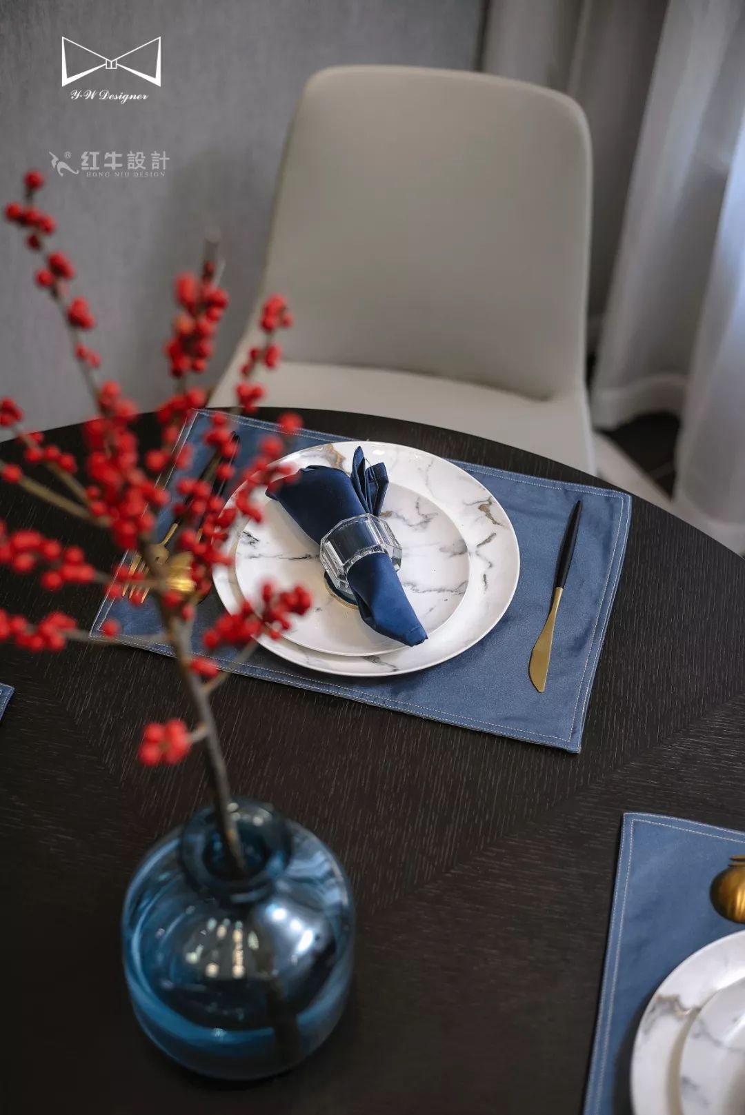 南京高科榮域133㎡輕奢風(fēng)格--巧用木飾面，打造質(zhì)感之家！08餐廳設(shè)計(jì)