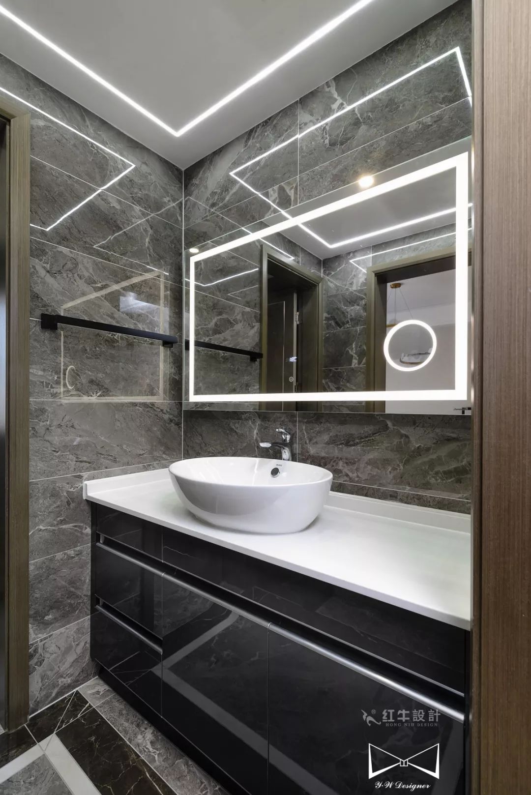 南京高科榮域133㎡輕奢風(fēng)格--巧用木飾面，打造質(zhì)感之家！14次衛(wèi)設(shè)計(jì)