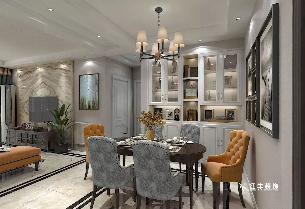 南京萬科光明城市115㎡簡美風格--適合三代人的家居環(huán)境06餐廳設計+logo