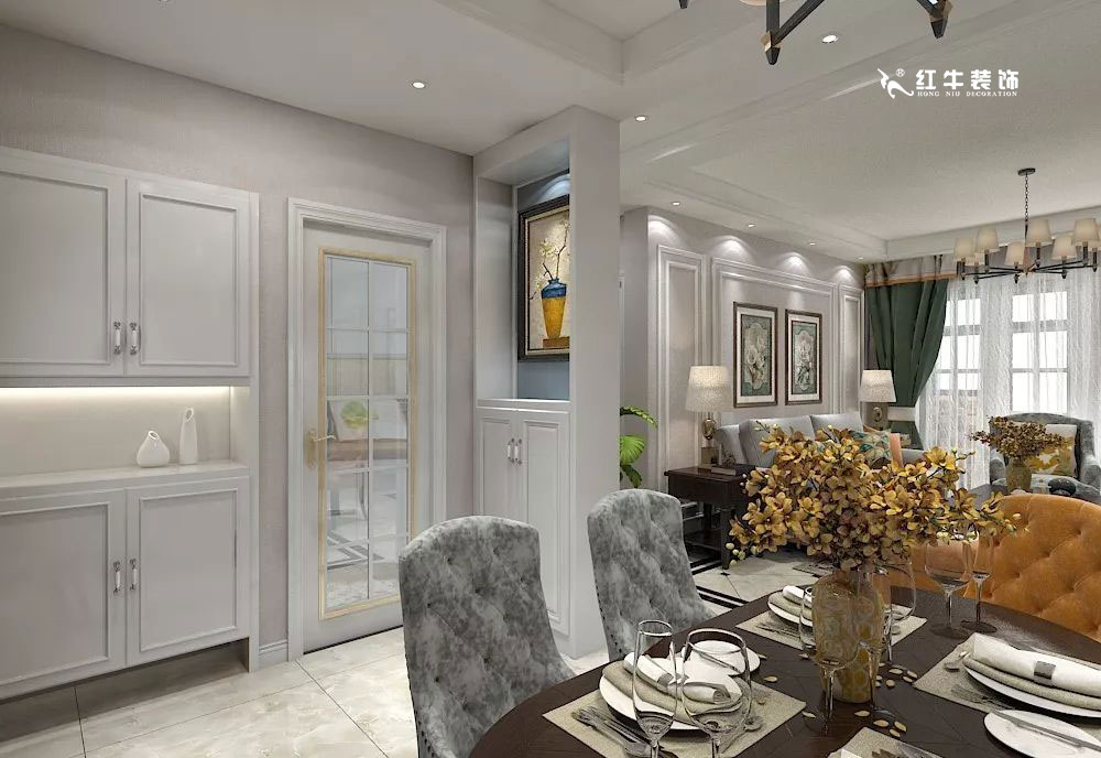 南京萬科光明城市115㎡簡美風格--適合三代人的家居環(huán)境07玄關設計+logo