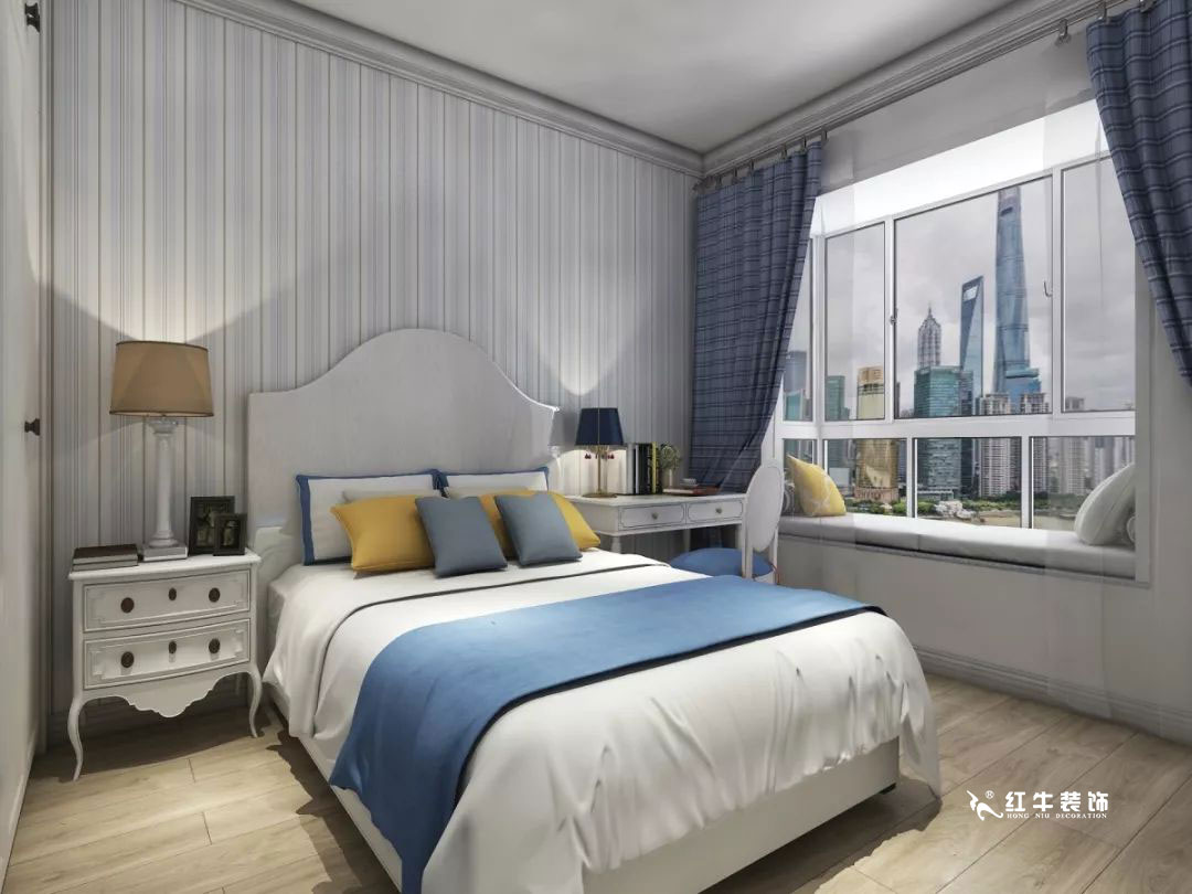 南京萬科光明城市115㎡簡美風格--適合三代人的家居環(huán)境12兒童房設計+logo