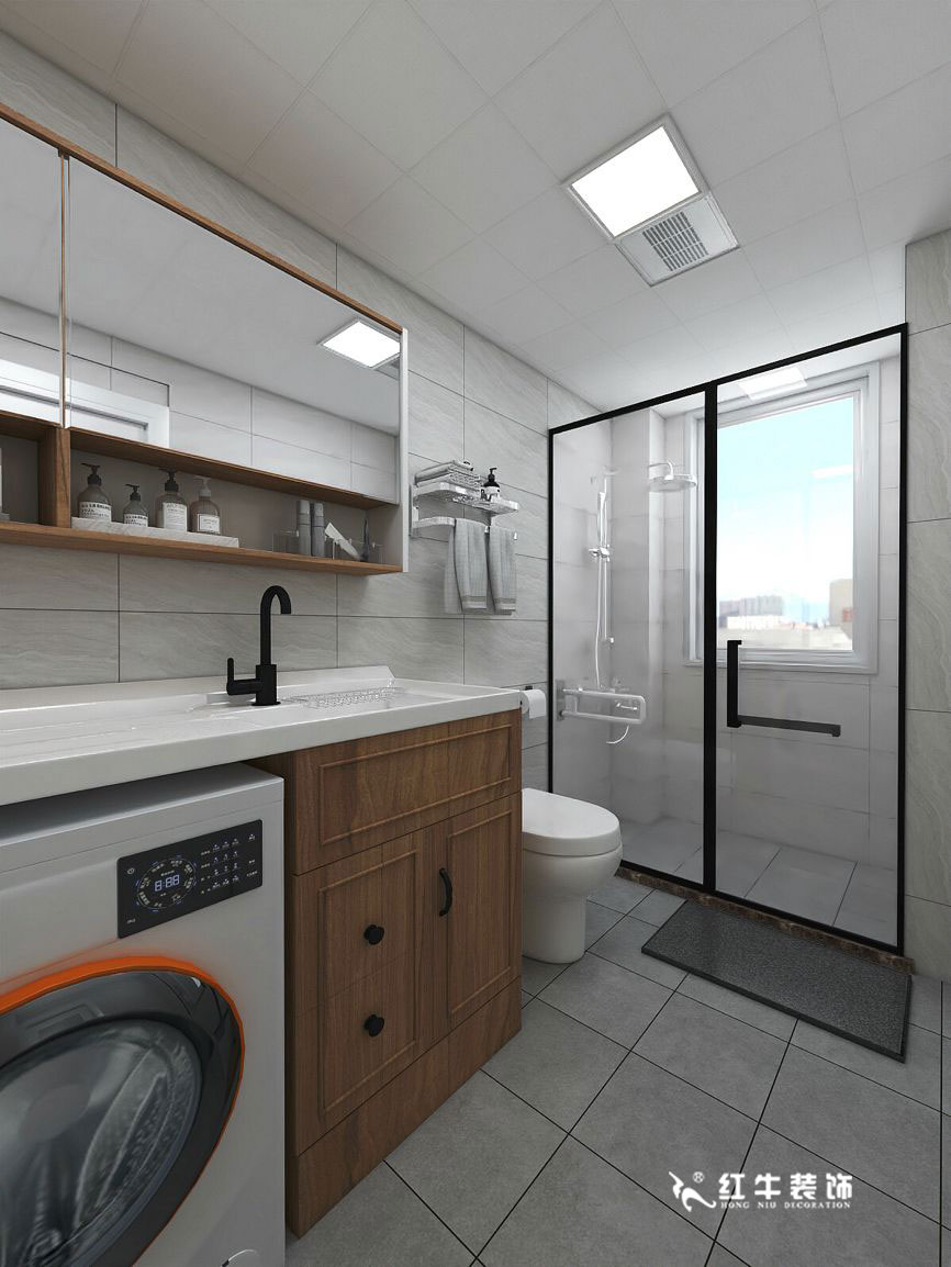 蔣琛_九條巷106㎡現(xiàn)代風(fēng)“養(yǎng)老房”裝修，給設(shè)計做減法！10衛(wèi)生間+logo