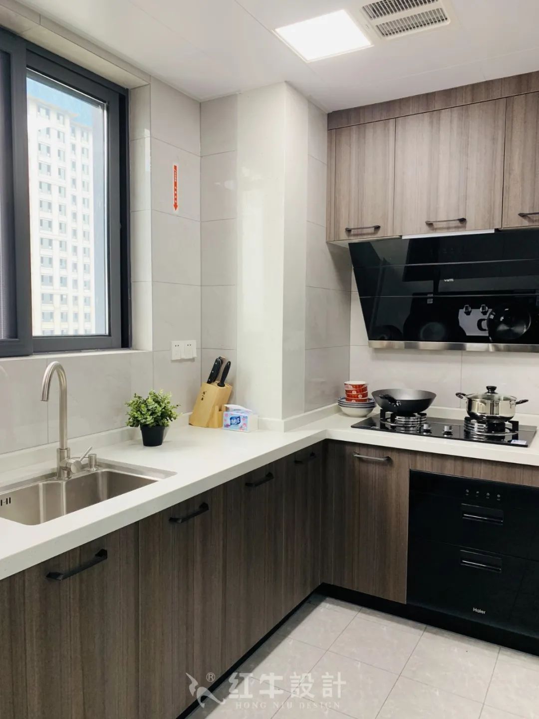 保利國(guó)際社區(qū)95㎡北歐風(fēng)格--記錄毛坯到美家的蛻變過(guò)程09實(shí)景效果_廚房