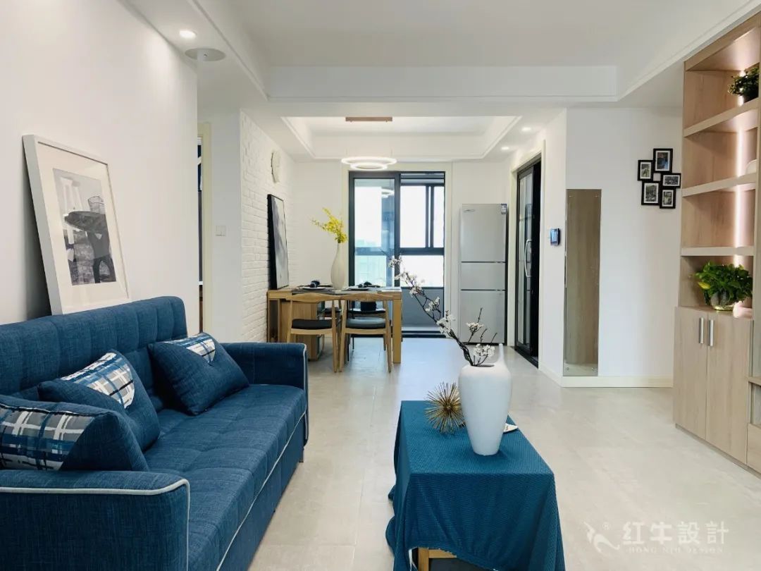 孟憲濤_保利國際社區(qū)115㎡現(xiàn)代北歐--簡潔明亮之家，一人獨居太愜意！05實景效果_客餐廳