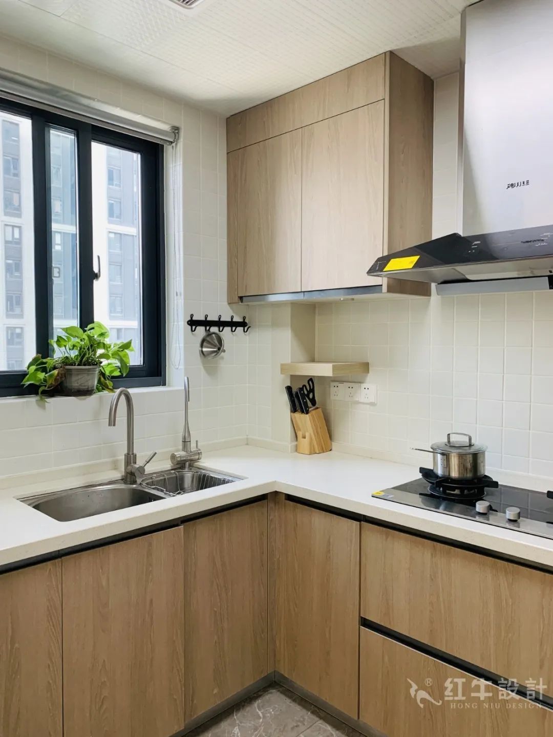 孟憲濤_保利國際社區(qū)115㎡現(xiàn)代北歐--簡潔明亮之家，一人獨居太愜意！12實景效果_廚房
