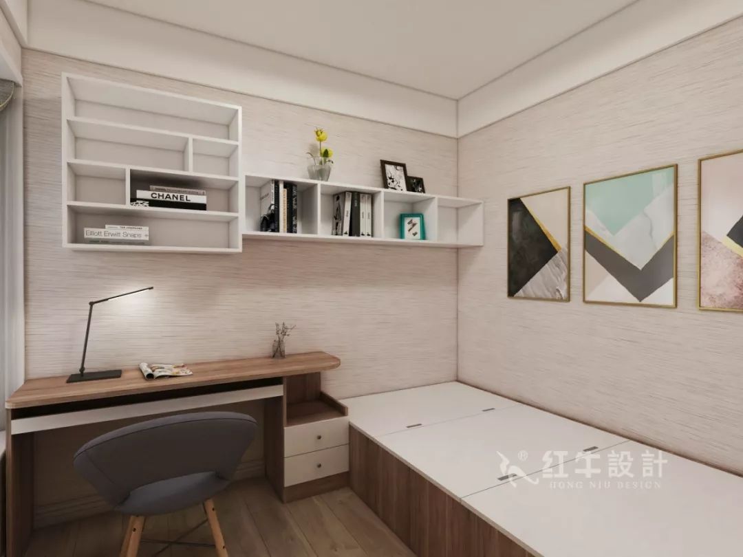 89㎡--保利國際社區(qū)戶型解析07效果圖欣賞_書房