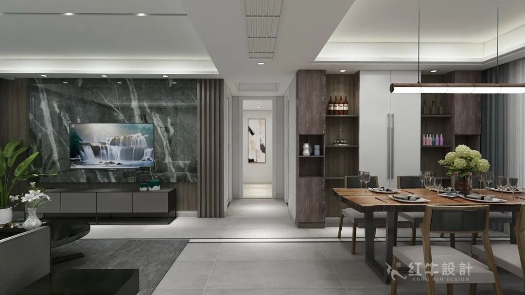 142㎡--保利國際社區(qū)戶型解析03效果圖欣賞_客廳