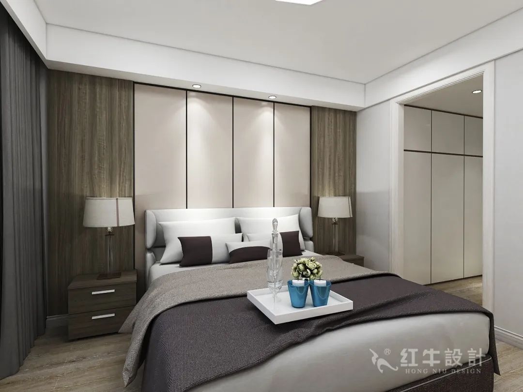 142㎡--保利國際社區(qū)戶型解析08效果圖欣賞_主臥室