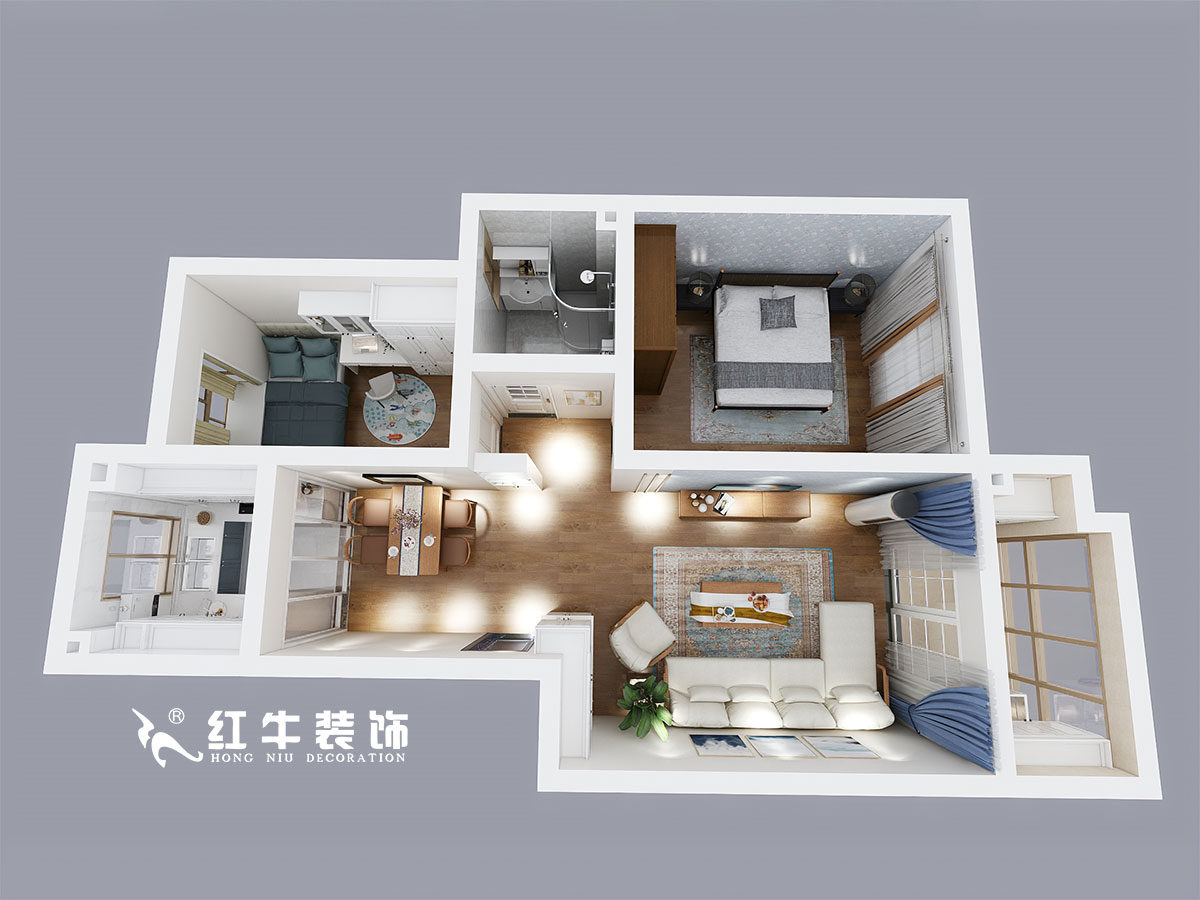 熊皓宇_金貿(mào)新村24-79-202-75㎡-現(xiàn)代簡(jiǎn)約風(fēng)格_鳥瞰圖