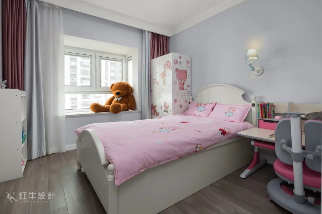 85后夫婦的美式輕奢家，起名“海藍(lán)之謎”！12兒童房