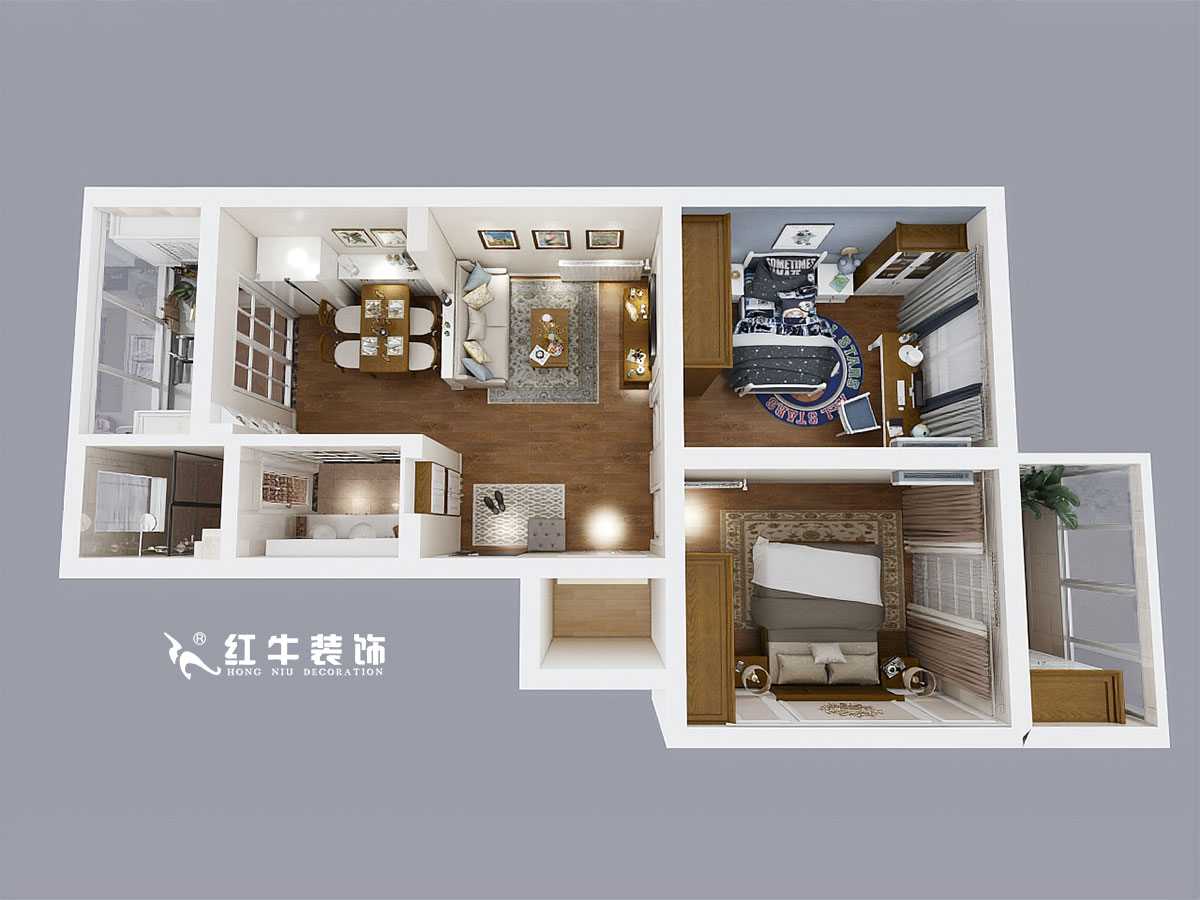 孟憲濤_高樓門59-403-76㎡-現(xiàn)代美式風(fēng)格00鳥(niǎo)瞰圖