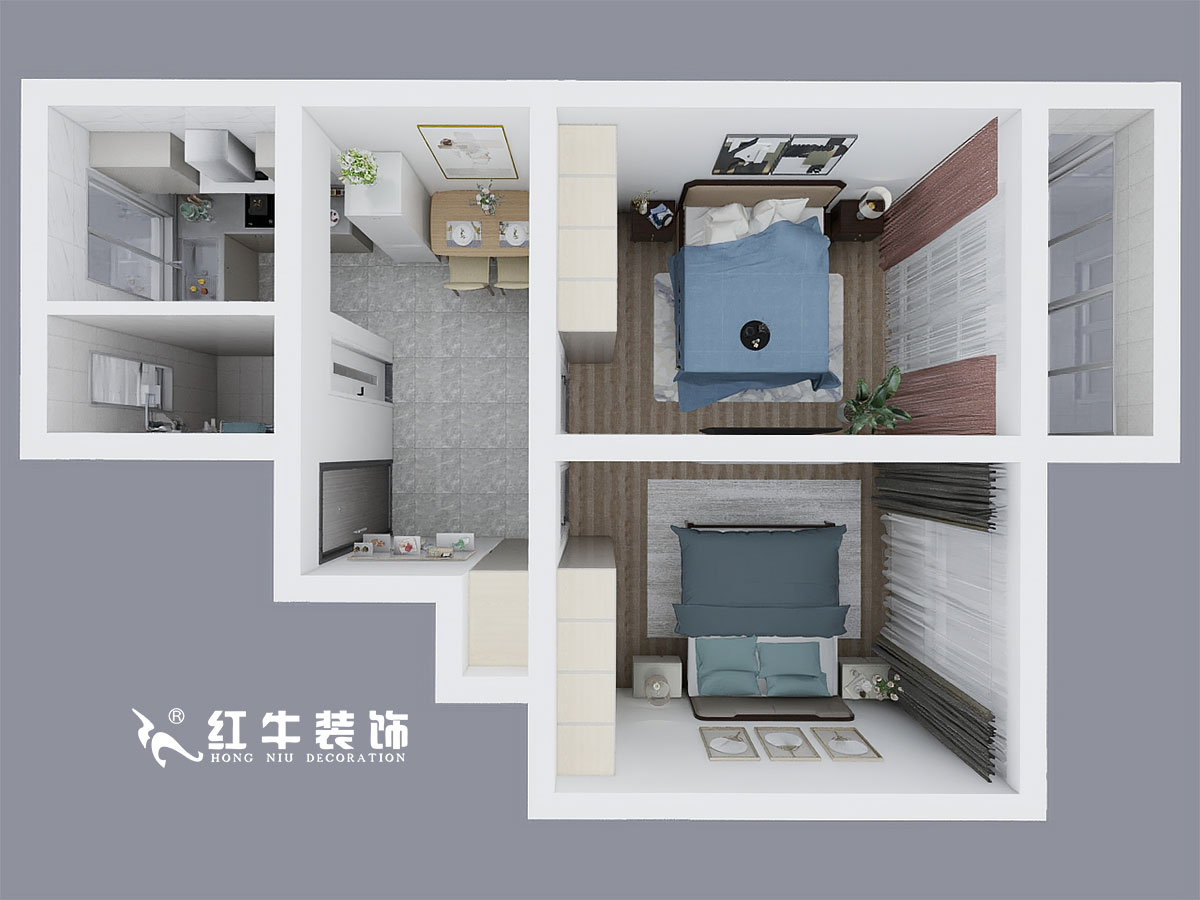 房亮_西家大塘18-301-60㎡-簡約風(fēng)格00鳥瞰圖