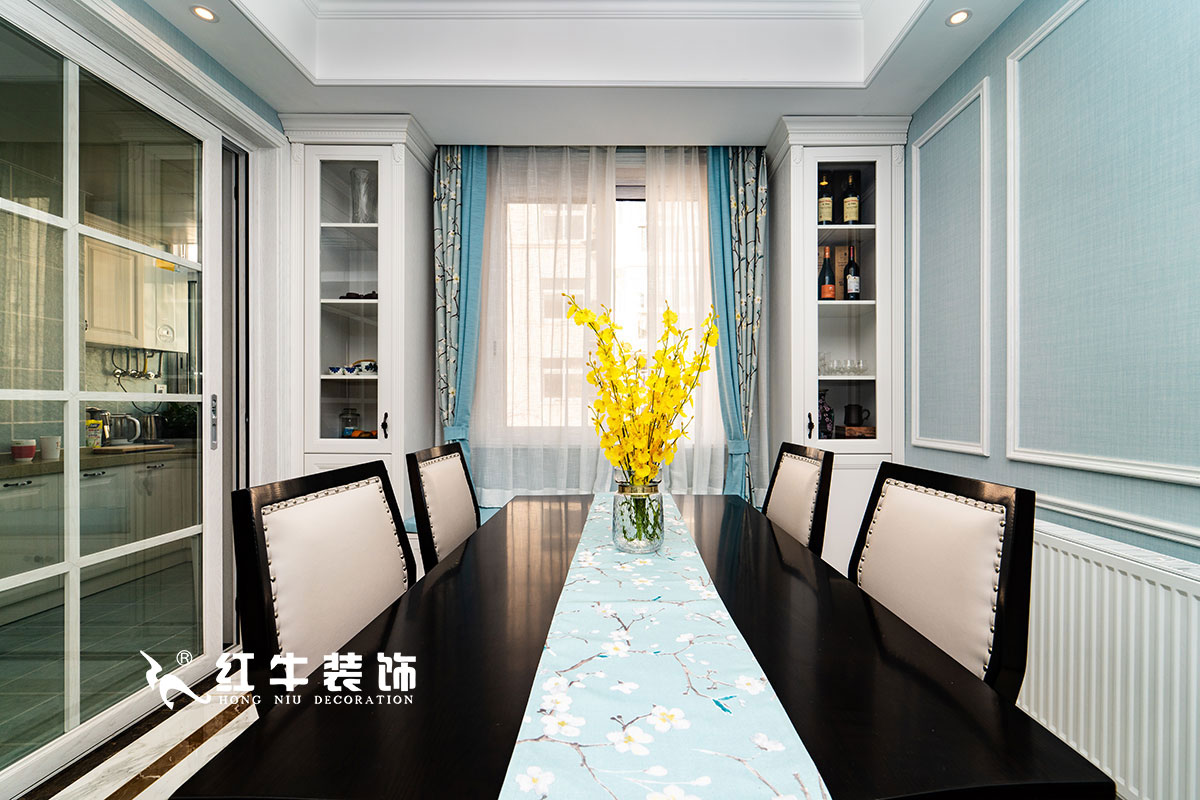 【實(shí)景案例】陶陽_月牙湖花園-145㎡-簡美輕奢風(fēng)格_3室2廳1衛(wèi)_全包18萬04餐廚近景